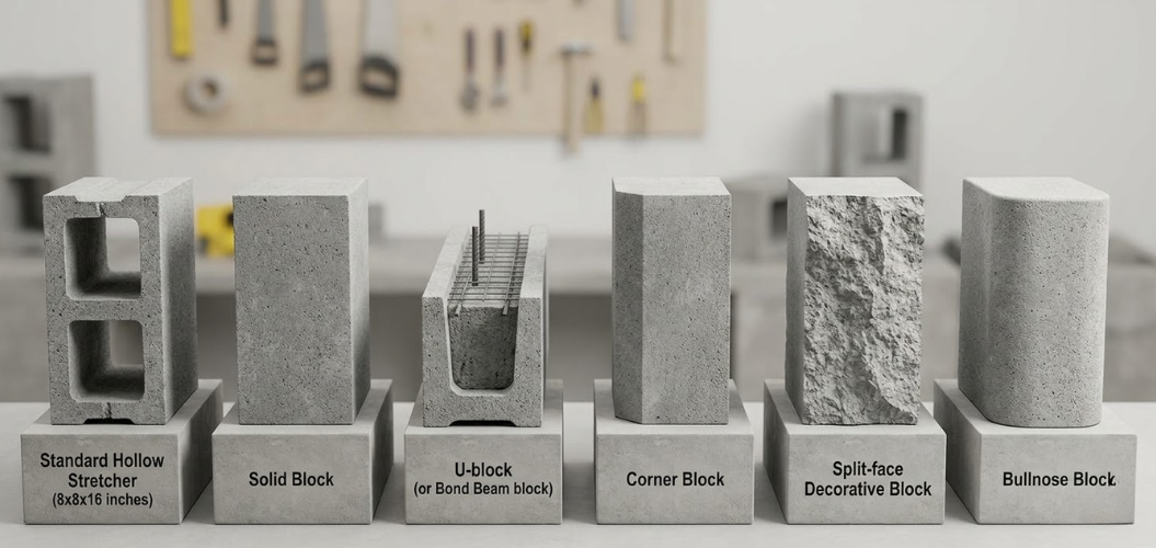 Types of CMU Blocks