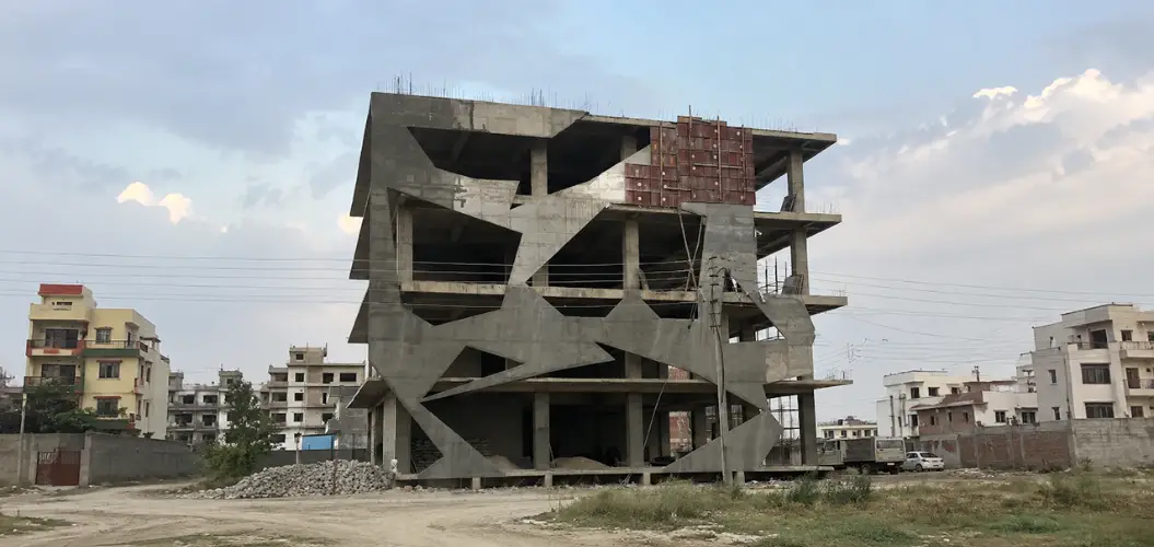 Slab in construction