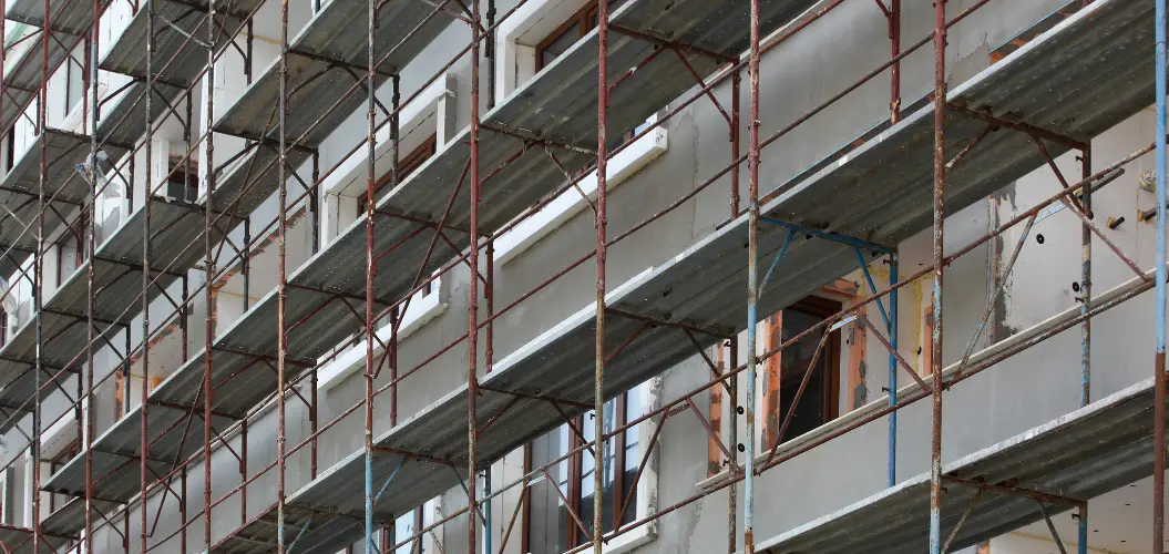 Scaffolding Is Used On-Site